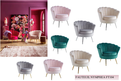 FAUTEUIL NYMPHEA GOLD ROSE