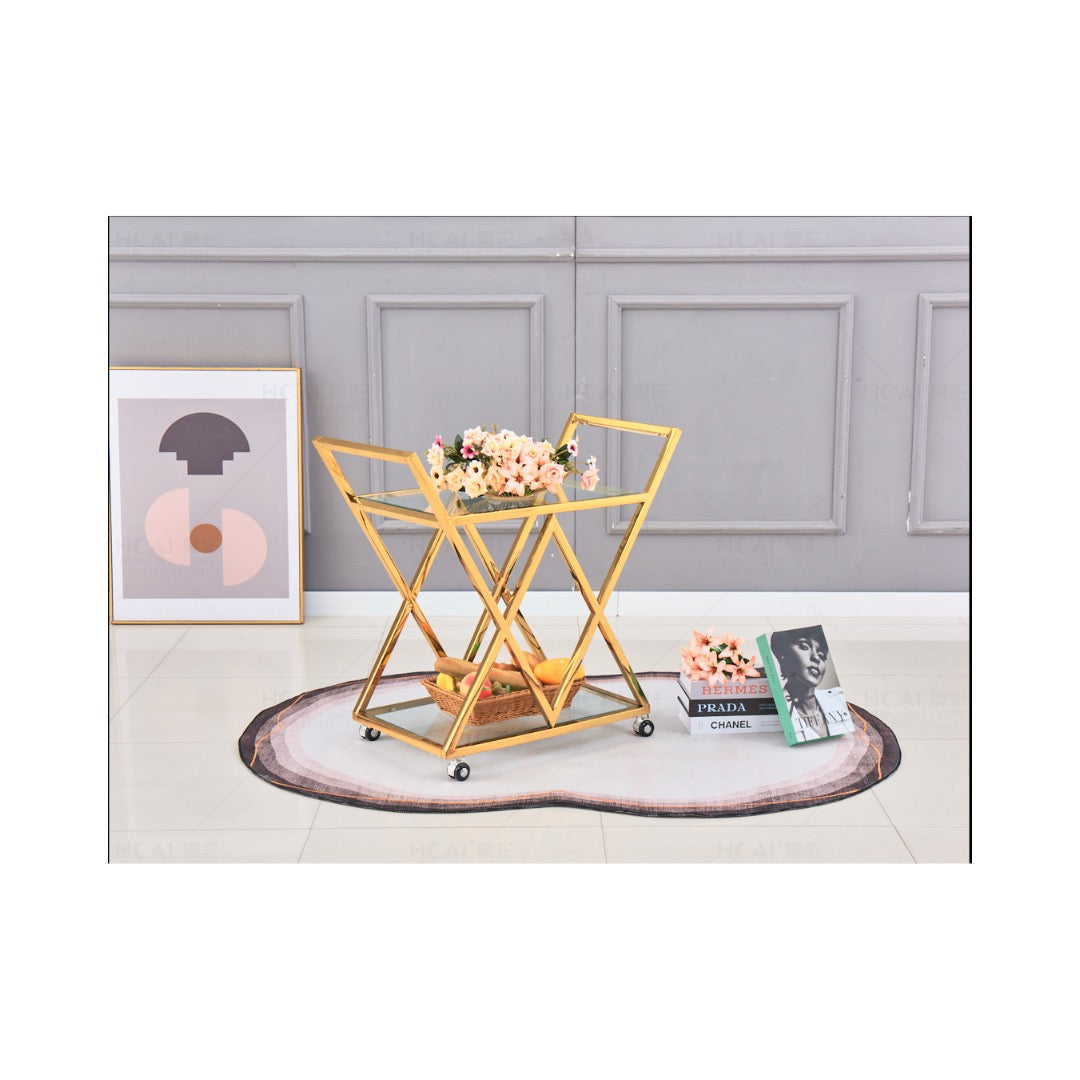 CHARIOT TRIANGLE GOLD TRANSPARENT