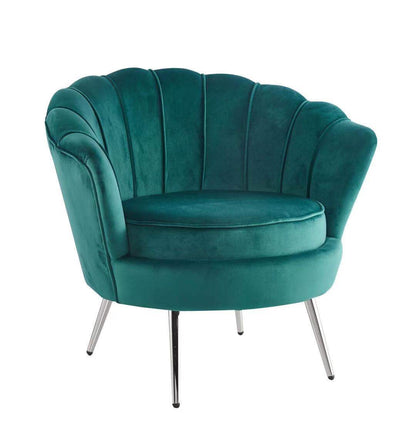 FAUTEUIL NYMPHEA CHROME VERT